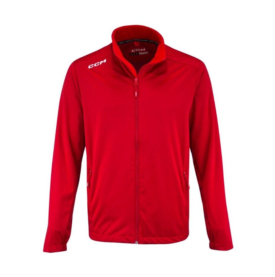 CCM Bunda CCM Lightweight Rink Suit Jacket SR, červená, Senior, L