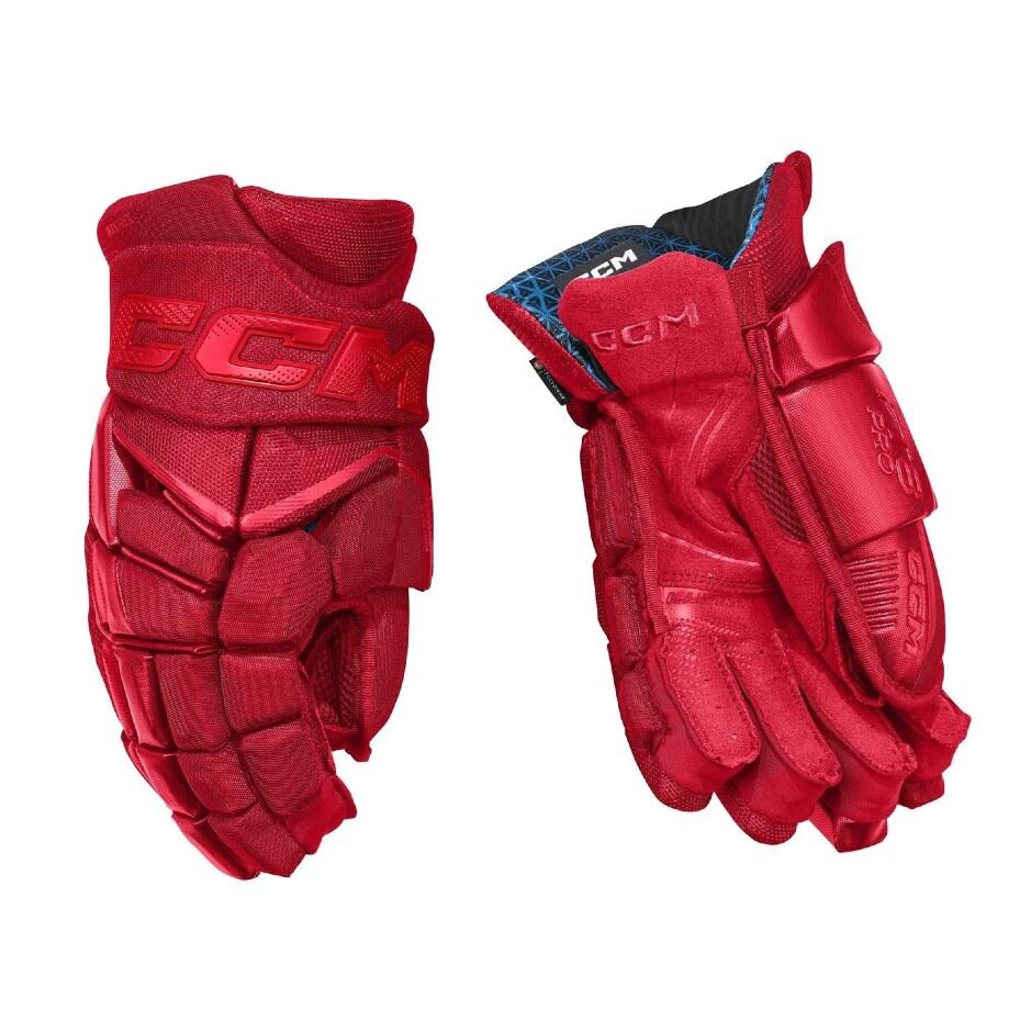 CCM Hokejové rukavice CCM Jetspeed FT8 Pro JR, červená, Junior, 11"