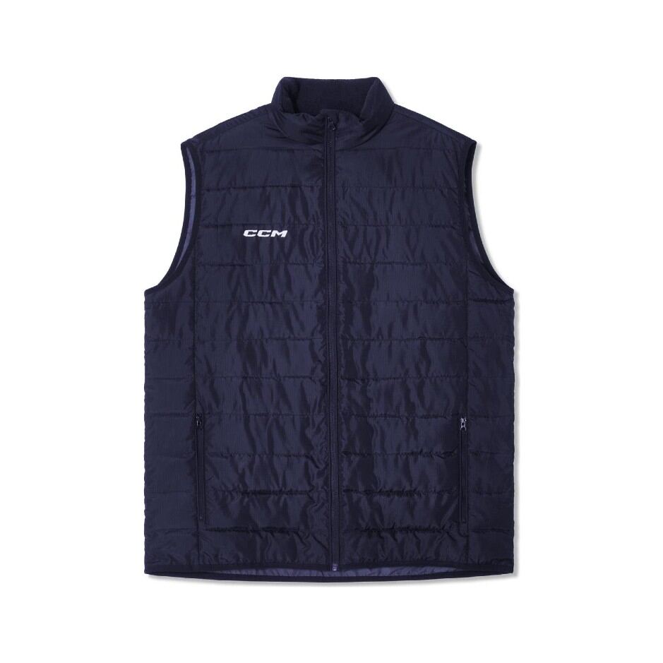 CCM Vesta CCM Team Quilted Vest SR, tmavě modrá, Senior, XS