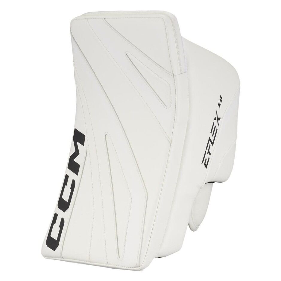 CCM Vyrážečka CCM Eflex 7.9 SR, bílá, Senior, Klasický gard