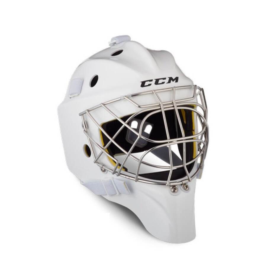 CCM Brankářská maska CCM Axis A1.5 YTH, bílá, Dětská, 49-54cm