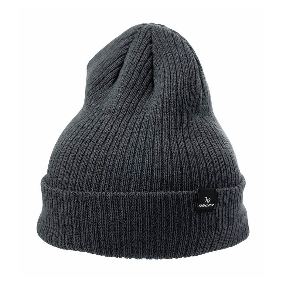 Bauer Čepice Bauer Team Ribbed Toque SR, Senior, šedá