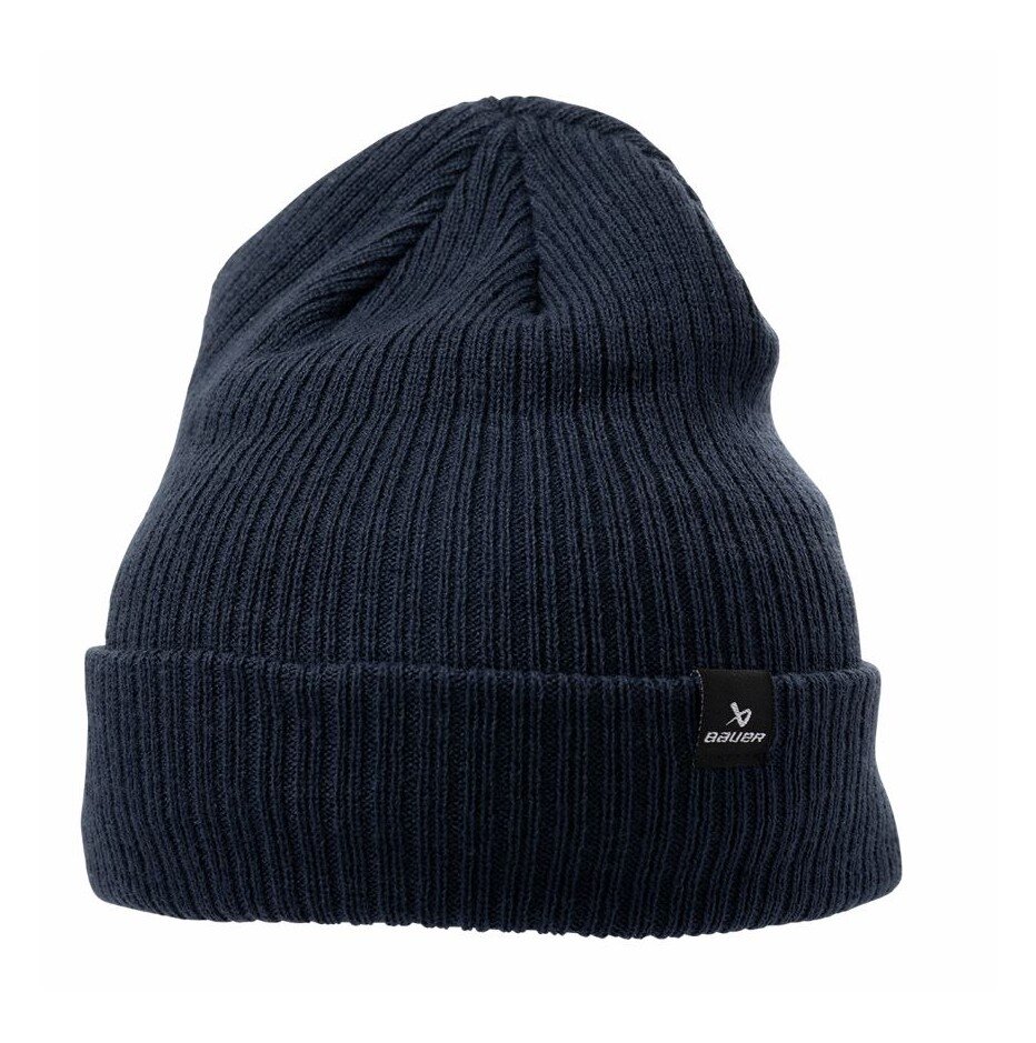 Bauer Čepice Bauer Team Ribbed Toque SR, Senior, tmavě modrá