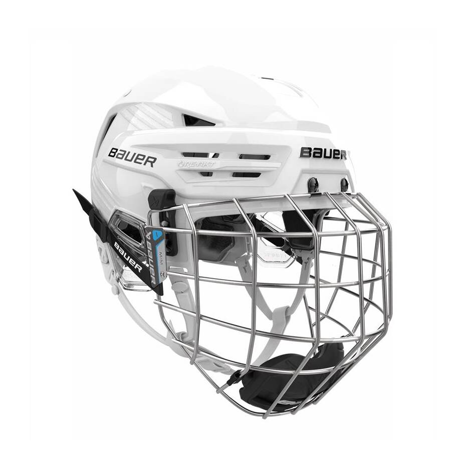 Bauer Hokejová helma Bauer Re-Akt 90 S25 Combo SR, bílá, Senior, 58-63cm, L
