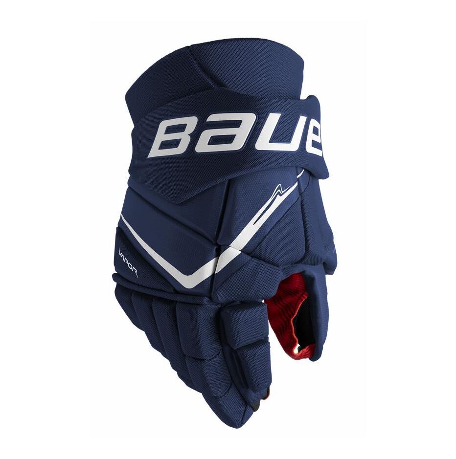 Bauer Hokejové rukavice Bauer Vapor Fly40 S25 INT, tmavě modrá, Intermediate, 12"