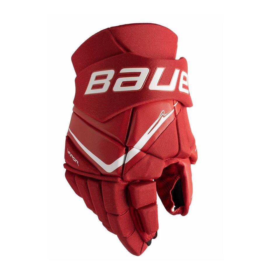 Bauer Hokejové rukavice Bauer Vapor Fly40 S25 INT, červená, Intermediate, 13"