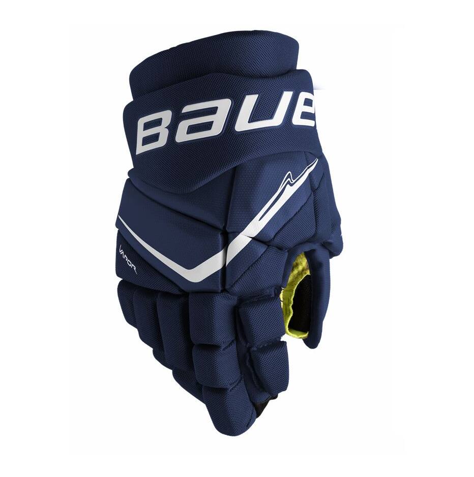 Bauer Hokejové rukavice Bauer Vapor Fly40 S25 JR, tmavě modrá, Junior, 10"