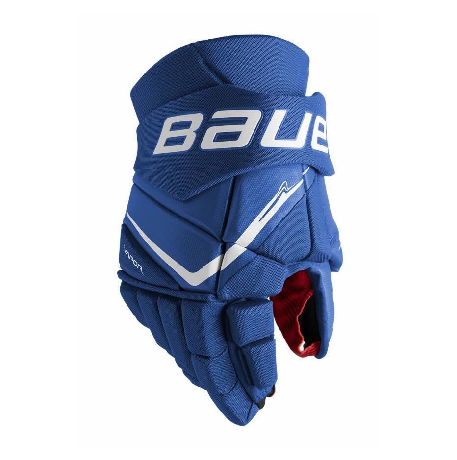 Bauer Hokejové rukavice Bauer Vapor Fly40 S25 SR, modrá, Senior, 15"