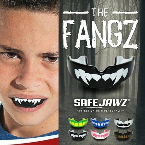 Teeth protector Safe Jawz Extro Series Fangz Black