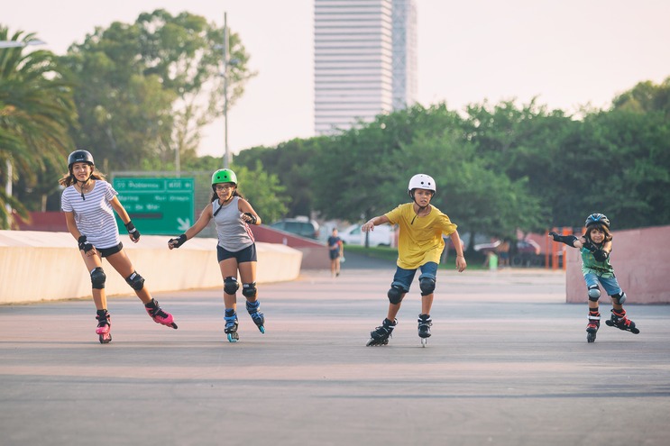 Youth Inline skates Powerslide Stargaze Pink