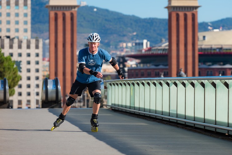 Kolečkové brusle Playlife Lancer Black 84