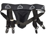 Hockey jockstrap with suspenders Winnwell Black YTH