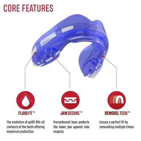 Chránič zubů Safe Jawz Ortho Series Ice Blue