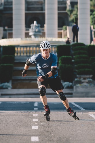 Kolečkové brusle Playlife GT Black 110