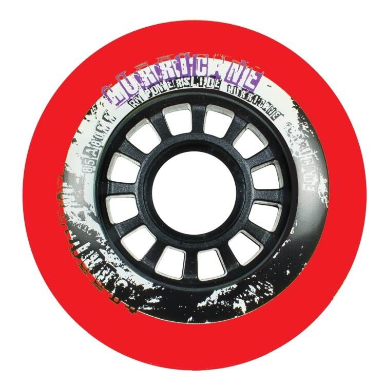 Powerslide Kolečka Powerslide Hurricane Red (4ks), 85A, 80