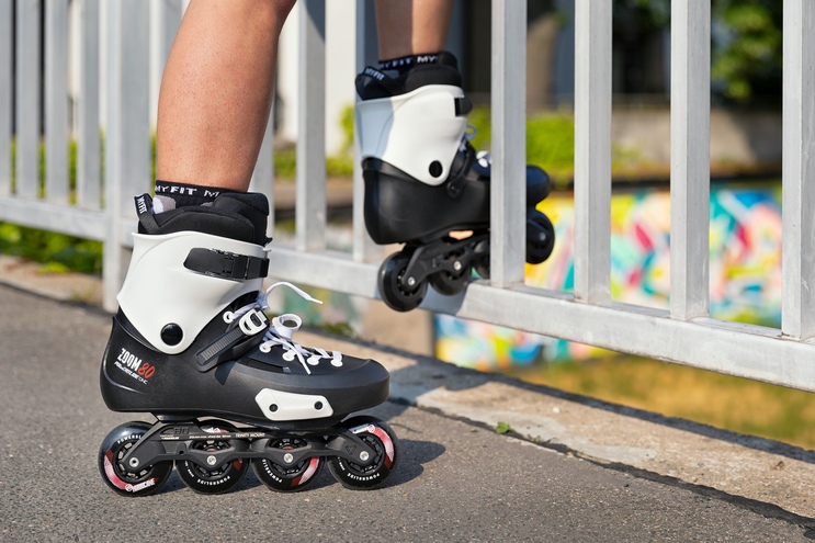 Kolieskové korčule Powerslide Zoom Pro Black 80 Trinity