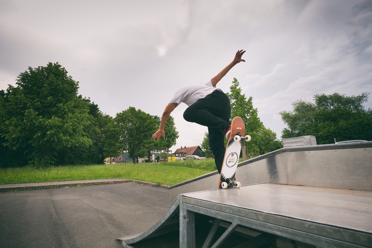 Skateboard Playlife Heavy Metal Bronze 31x8"