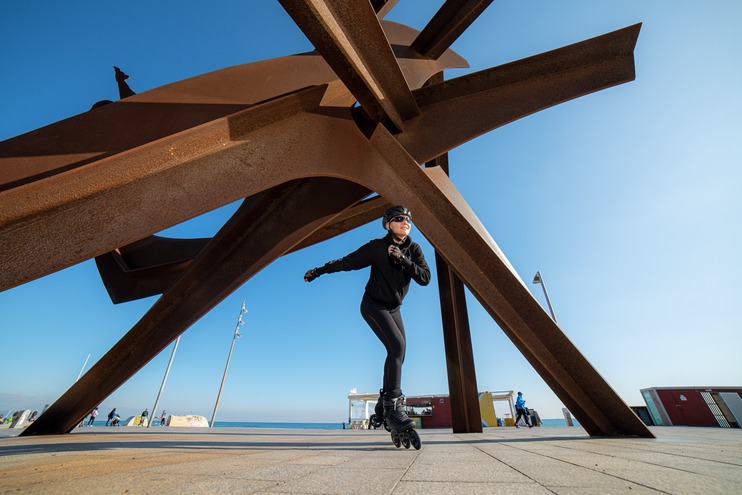 Kolečkové brusle Powerslide Swell Triple Black 110 Trinity