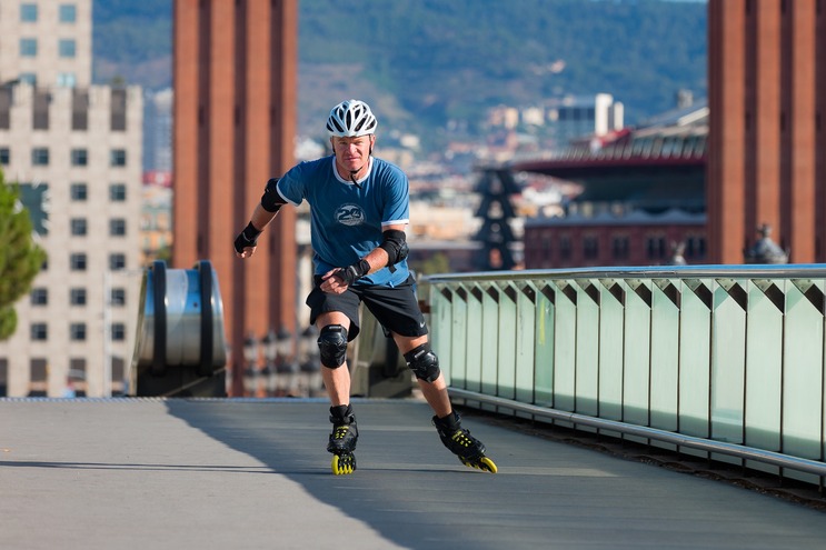 Kolečkové brusle Playlife Lancer Black 84