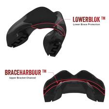 Chránič zubů Safe Jawz Ortho Series Solid Black