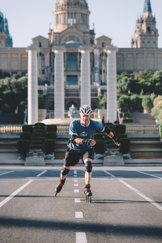 Kolečkové brusle Playlife GT Black 110