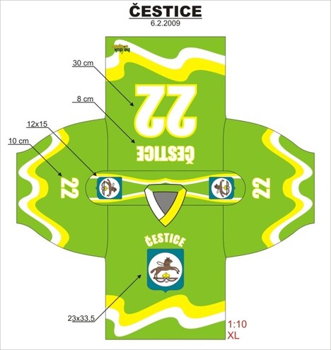 Dres hokejový - sublimace