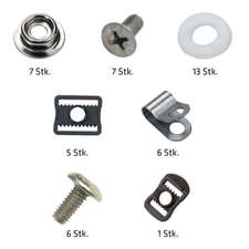 Mounting kit to Bauer goalie mask