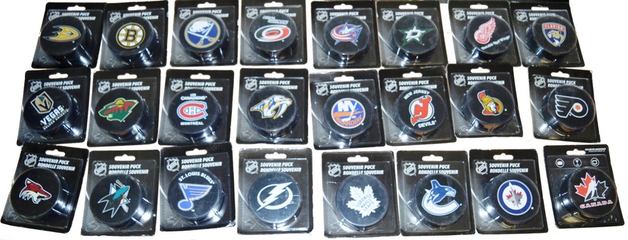 Fanúšikovský puk NHL Logo Blister (1ks)