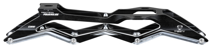 Inline skates chassis Powerslide XXX Trinity LM (Custom boot only)