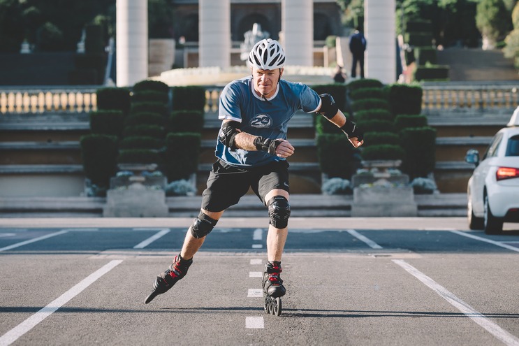 Kolečkové brusle Playlife GT Black 110