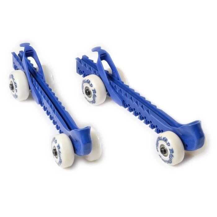 Rollergard Chránič hokejových nožů Rollergard s kolečky, Senior, modrá