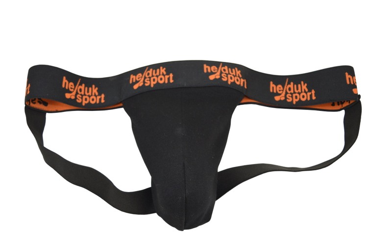 Hockey jockstrap Hejduk Black SR