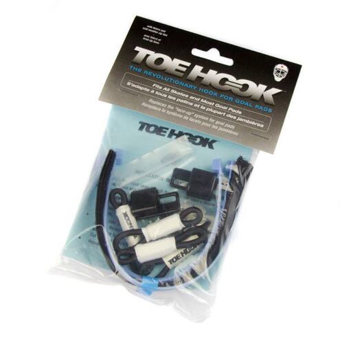 Set Toe Hook to hook goalie pads to skates