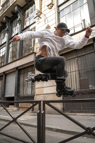 Kolieskové korčule Powerslide Zoom Pro Black 100 Trinity