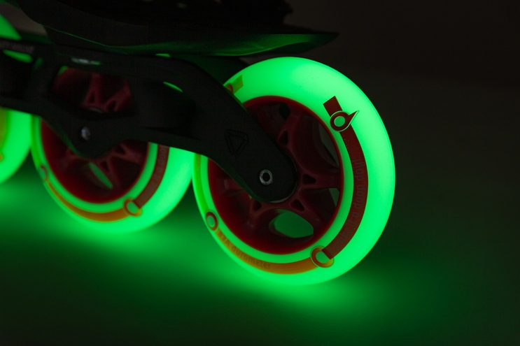 Kolieskové korčule Powerslide Doop Purple Dusk 90 Trinity