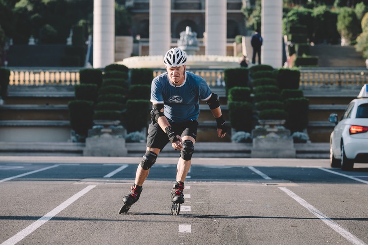 Kolečkové brusle Playlife GT Black 110