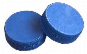 Hokejový puk modrý JR odlehčený