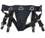 Hockey jockstrap with suspenders Winnwell Black SR