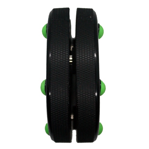 Inline Puk Green Biscuit Roller Hockey