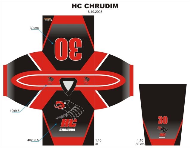 Dres hokejový - sublimace
