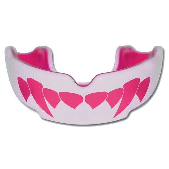 Safe Jawz Chránič zubů Safe Jawz Extro Series Fangz Pink, Junior, Bez příchuti