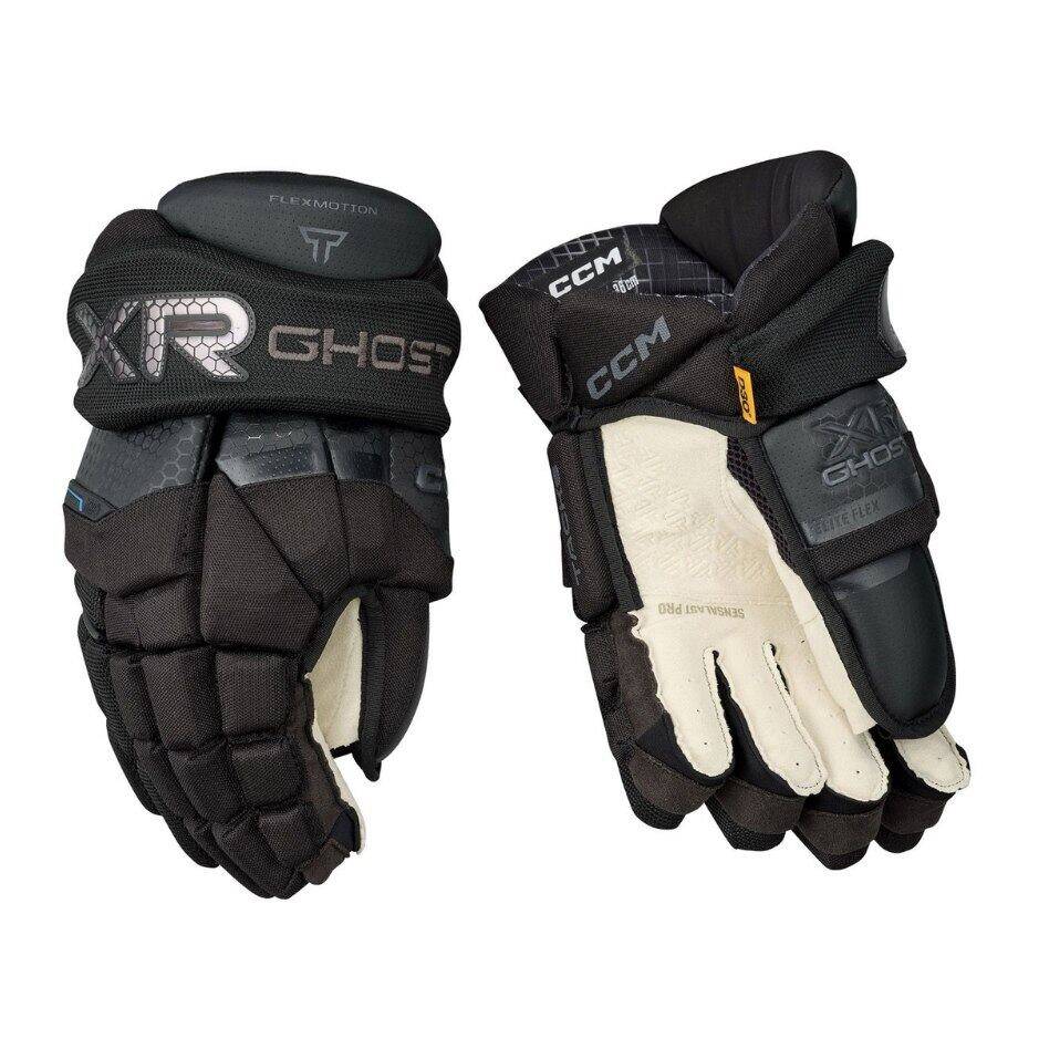 Rukavice CCM Tacks XR Ghost SR čierna sivá